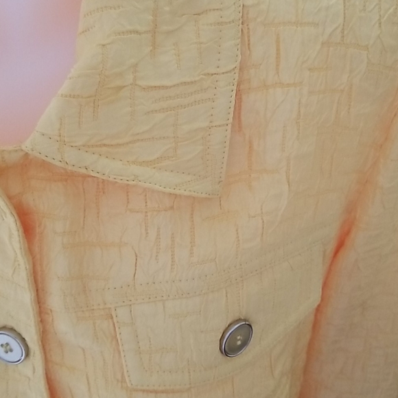 ELCC Spring Yellow Jacket/Blazer Lined sz. MED - Picture 4 of 4